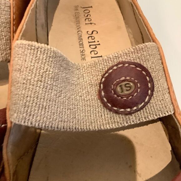 JOSEF SEIBEL LEATHER SLIP ON SHOES SIZE 39 || 8.5 - Picture 10 of 14